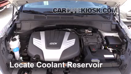 2017 Hyundai Santa Fe SE 3.3L V6 Coolant (Antifreeze) Add Coolant